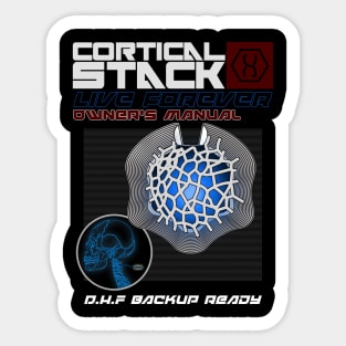 Cortical Stack Owners Manual Altered Carbon Sticker